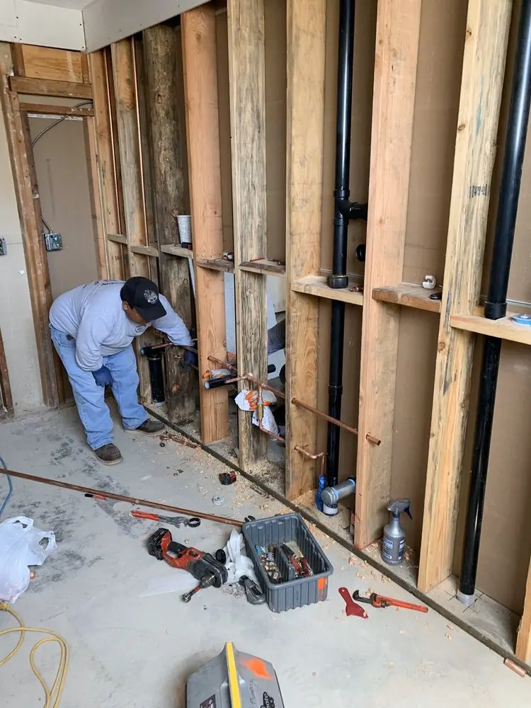 Commercial rough-in plumbing for Water Heater Replacement in Bernardsville